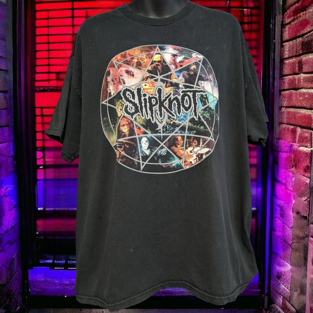 Slipknot Disasterpieces T-shirt, X-Large - Vintage Y2K